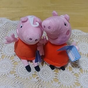 Hasbro Peppa Pigs, you get two! Great for sisters or reposh one